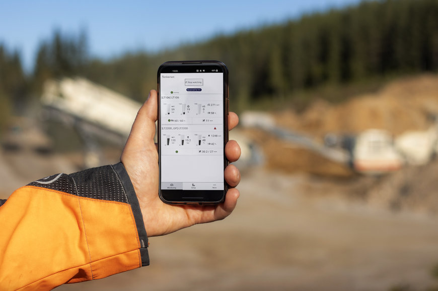METSO LAUNCHES REMOTE IC – AN APP FOR REMOTE PROCESS CONTROL OF LOKOTRACK CRUSHERS AND SCREENS